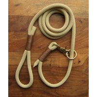 Machen Sie Ihre Eigene Leine/Beige Hundeleine Handgemachte Für Kleine Und Große Hunde von HappyMilo