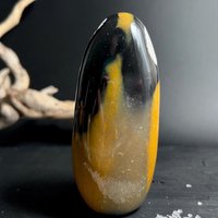 Gelb Schwarzer Jaspis | Pinguin Stone Freeform Natürlicher Aus Madagaskar Chakra Stein Wurzel & Solarplexus Geschenkidee Gelb Schwarzer Jaspis | Pinguin Stone Freeform Natürlicher Aus Madagaskar Chakra Stein Wurzel & Solarplexus Geschenkidee von HappyMinerals