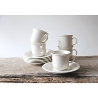 5 X Arabia Finland Kaffeetassen Mit Untertassen. Arktika Entworfen Von Inkeri Leivo. Skandinavisch 5 X Arabia Finland Kaffeetassen Mit Untertassen. Arktika Entworfen Von Inkeri Leivo. Skandinavisch von HappyMooseVintage