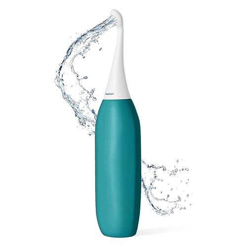 Po Dusche - HappyPo XL Handbrause Bidet 480 ml - Sanfte Reinigung ohne Feuchttücher - Tragbare WC Dusche für Zuhause und Reisen - Spart Wasser und Papier - Petrol von HappyPo