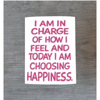 Positive Thinking Sticker Für Spiegel/Wand Home Choosing Happiness Aufkleber - Kleben Sie Auf Ihren Als Tägliche Erinnerung, Positiv Zu Denken von HappySnailStickers