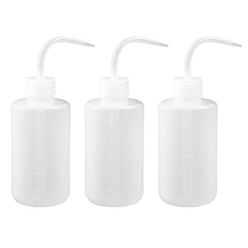 Waschflaschen, Happybase 250 ml Sicherheitswaschflasche, Bewässerungswerkzeuge, sparsame Kunststoff-Quetschflasche für medizinische Etiketten, grüne Seifenreinigung, Waschflasche (3 Stück) von Happybase