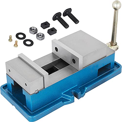 Happybuy 4" Professionelle Tisch Schraubstock Präzision Schraubstock Bank Schraubstock Klemmen Schraubstock Werkzeug Set Bench Clamp, Metallisch von Happybuy