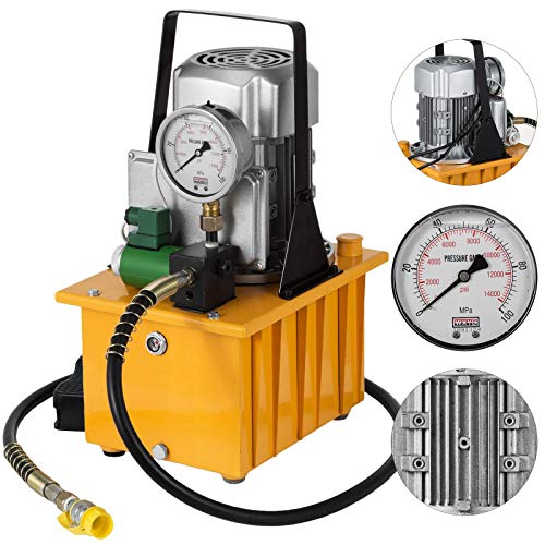 Happybuy Elektrische Angetriebene Hydraulikpumpe Hydraulikaggregät Magnetventil 7-70MPa von Happybuy