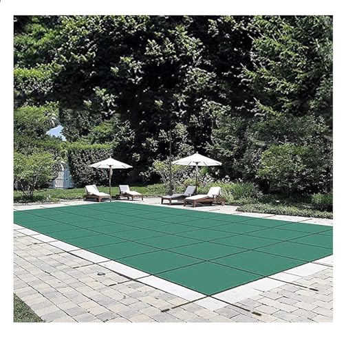 VEVOR Pool Abdeckplane 4,9 x 9 m Polypropylen Winterabdeckplane Passend für 5,5 x 9,8 m Poolgröße Poolplane poolabdeckung Winterabdeckung Poolüberdachung von Happybuy