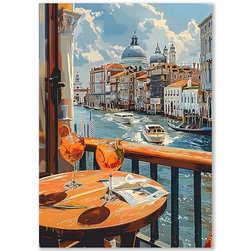 Happymotive – Aperol Poster Serie | 21 Designs, Aperol in Venedig & Rezept-Illustrationen | Wandbilder für Küche, Wohnzimmer & Bars | Premium Druck auf 300g Papier | DIN A2 Happymotive – Aperol Poster Serie | 21 Designs, Aperol in Venedig & Rezept-Illustrationen | Wandbilder für Küche, Wohnzimmer & Bars | Premium Druck auf 300g Papier | DIN A2 von Happymotive