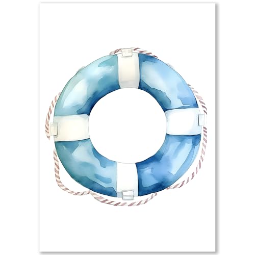 Happymotive – Poster Meer-Motive DIN A2, A3 & A4 | Wandbilder in Pastellfarben | Moderne Wanddeko für Wohnzimmer, Schlafzimmer & Badezimmer | Druck auf 300g Papier von Happymotive