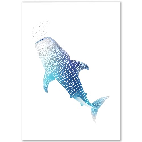 Happymotive – Poster Meer-Motive DIN A2, A3 & A4 | Wandbilder in Pastellfarben | Moderne Wanddeko für Wohnzimmer, Schlafzimmer & Badezimmer | Druck auf 300g Papier von Happymotive