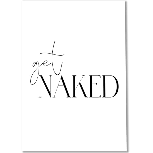 Happymotive Poster & Kunstdrucke – Bilder Badezimmer und Bad Deko, Toilette & Gäste-WC – stilvolle Wandgestaltung – A4 (20x30) Premium 300g Papier ohne Rahmen von Happymotive