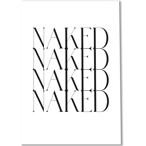 Happymotive Poster & Kunstdrucke – Bilder Badezimmer und Bad Deko, Toilette & Gäste-WC – stilvolle Wandgestaltung – A4 (20x30) Premium 300g Papier ohne Rahmen von Happymotive