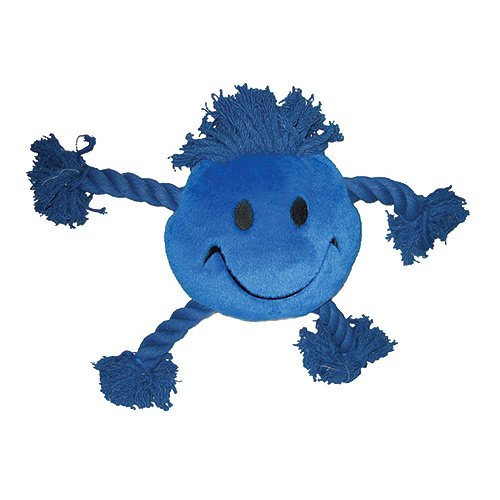 Happy Pet Mad About Pets Hundespielzeug mit glücklichen Gesichtern, quietschend, weich, sicher, interaktiv, kuschelig, gefüllt, langlebig, Spielplüsch, Blau Happy Pet Mad About Pets Hundespielzeug mit glücklichen Gesichtern, quietschend, weich, sicher, interaktiv, kuschelig, gefüllt, langlebig, Spielplüsch, Blau von HAPPYPET