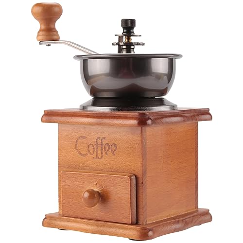 Happysnow Kaffee Bohnen Manuelle Kaffee Hand Edelstahl Retro Kaffee GewüRz Mini GratmüHle mit Keramik von Happysnow