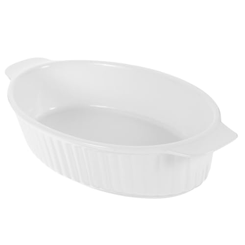1Stück Keramische Auflaufform mit Griffen Vielseitig Einsetzbar für Backen Servieren und Aufbewahren für Zuhause Partys und Bäckereien von Happyyami