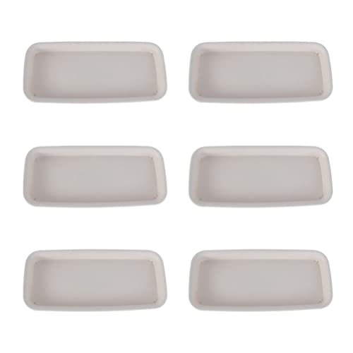 6 Stück Tablett für Blumentöpfe Drainage-Tablett aus leichtem und strapazierfähigem Kunststoff schützt vor Wasserlecks Einfaches und praktisches Design für Blumenkübel und Pflanzen zu Hause von Happyyami