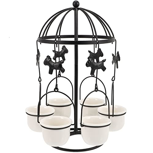 Happyyami 1 Satz Karussell Blumentopf System Bausatz Topf Für Pflanzen Im Innenbereich Pflanzgefäße Für Zimmerpflanzen Vasen Hängender Topf Mini-pflanzgefäß Saftig Dekorativer Topf Eisen von Happyyami
