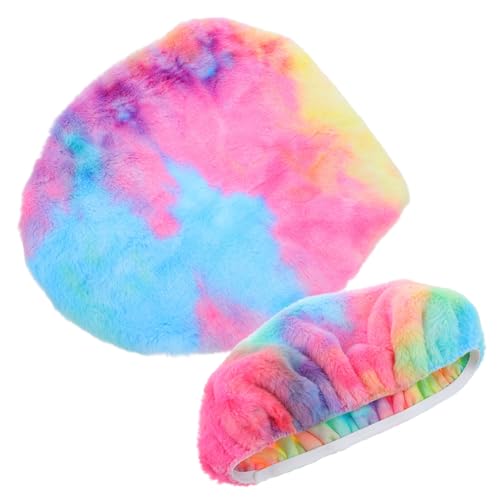 Happyyami 1satz Plüsch Toilettendeckel Mit Stylischem Tie-dye Design Gemütliche Abdeckung Für Wc Und Wassertank Ganzjährig Nutzbar Material Für Zusätzlichen von Happyyami