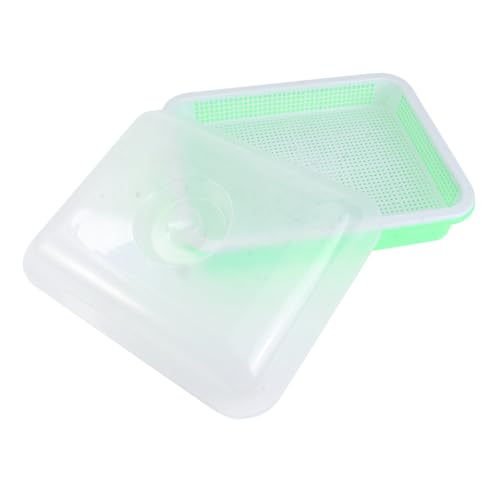 Happyyami 1 Stück Isolierung Sämling Tablett Topf Matte Outdoor Sprossen Talg Starter Eichhörnchen Katze Gras Rack Luzerne Untertasse Kit Garten Keimung Chia Pad Bohnen Saatwerkzeug von Happyyami