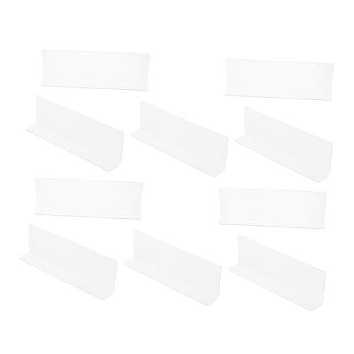Happyyami 10 Stück Förmige Transparente Kunststoff Trennwände für Organisation im Einzelhandel Supermarkt und Zuhause zur Verbesserung der Zugänglichkeit und Sichtbarkeit Happyyami 10 Stück Förmige Transparente Kunststoff Trennwände für Organisation im Einzelhandel Supermarkt und Zuhause zur Verbesserung der Zugänglichkeit und Sichtbarkeit von Happyyami
