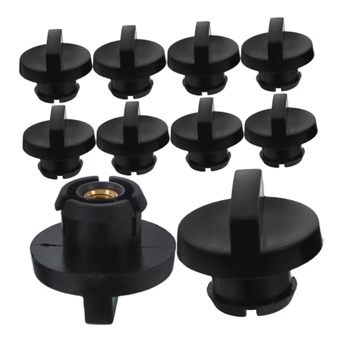 Happyyami 10 Stück Teiliges Kettensägen Filter Schraubensatz mit Schutzhülle und Schnellinstallationsknöpfen für Benzin Kettensägen Hochleistungszubehör für Outdoor Holzarbeiten von Happyyami
