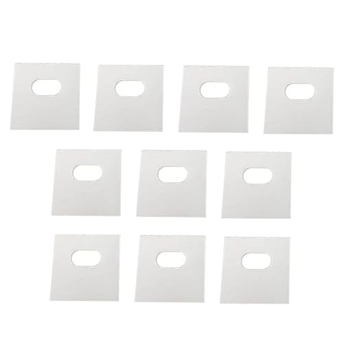 Happyyami 10 Stück Teiliges Transparent Vertikaljalousien Reparaturaufkleber Pom Material Hochtemperaturbeständig Selbstklebend Stark Haftend für Fenster Vorhanglamellen Reparatur von Happyyami