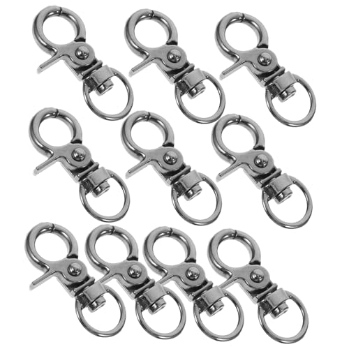 Happyyami Papageienkäfig-türschloss 10 Stück Flucht-vogelschnallen Robuste Metall-karabinerhaken Für Haustier-papageienkäfige Vogelkäfig Happyyami Papageienkäfig-türschloss 10 Stück Flucht-vogelschnallen Robuste Metall-karabinerhaken Für Haustier-papageienkäfige Vogelkäfig von Happyyami