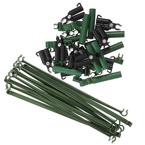 1Satz Verstellbare Pflanzenregalanschlüsse Gartenpfahlclips für Stabile Pflanzenstützen für Gewächshäuser und Obstgärten Leichtem Pe Material Langlebig von Happyyami