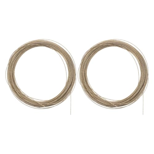 Happyyami 2 Stück Auto Windshield Removal Tool Windschutzscheiben Abziehwerkzeug mit Goldenem Stahlseil für Fahrzeugverglasung Reparatur Effizientes Entfernen von Windschutzscheiben von Happyyami