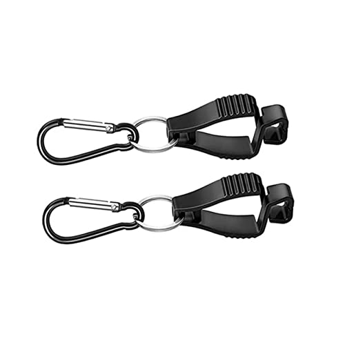 Happyyami 2 Stück Kunststoff Clips für Outdoor Ausrüstung Robuste Halterung für Handtücher Brillen und für Camping und Wandern Hohe Tragfähigkeit und Langlebig von Happyyami