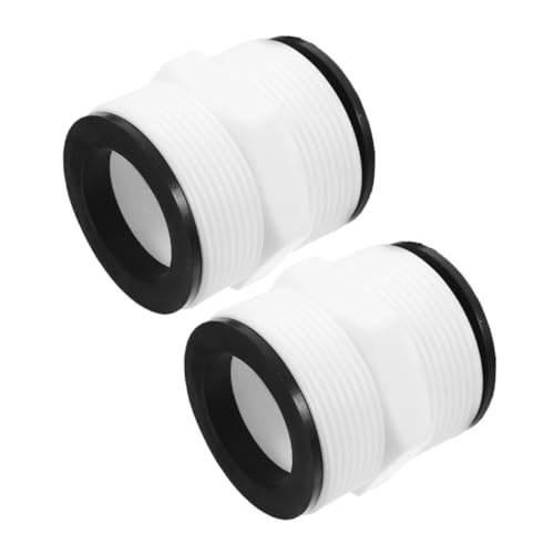 Happyyami 2 Stück Pool Schlauchadapter für Vakuumschlauchanschluss Hochwertige Poolfilter Kompatibel mit Schwimmbadpumpen Langlebige Verbindungsteile für Stabile Nutzung von Happyyami