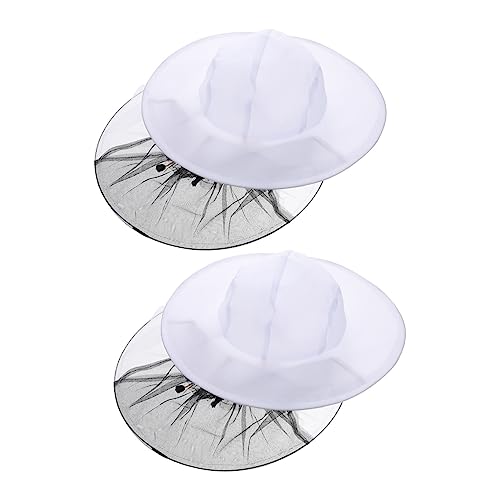 Happyyami 2 Stück Weißer Imkerhut mit Schleier Professionelle Imkereiausrüstung für Outdoor Aktivitäten UV Schutz und Insektenschutz für Imker und Naturliebhaber Happyyami 2 Stück Weißer Imkerhut mit Schleier Professionelle Imkereiausrüstung für Outdoor Aktivitäten UV Schutz und Insektenschutz für Imker und Naturliebhaber von Happyyami