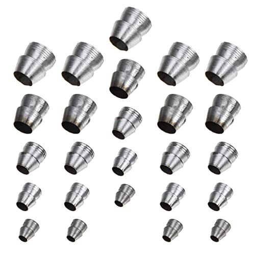 Happyyami 25 Stücke Axtkeil Axtkeile Sortiment Runde Hammerkeile Eisen Axt Griff Installieren Keile Spaltkeil für Axt Mauls Klaue Hammer Vorschlag Mauls Griff Keil Axtkeil- Set Hatchet- Griffkeile von Happyyami