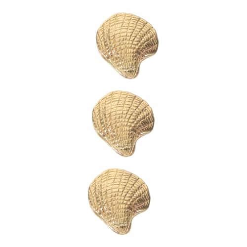 Happyyami 3 Stück Muschelgriff Schlüsselknopf Stil Rund Dekorativ Gebürstet Verziert Schrankgriff Kommode Schubladengriff Schranktürgriff Messing Golden Happyyami 3 Stück Muschelgriff Schlüsselknopf Stil Rund Dekorativ Gebürstet Verziert Schrankgriff Kommode Schubladengriff Schranktürgriff Messing Golden von Happyyami