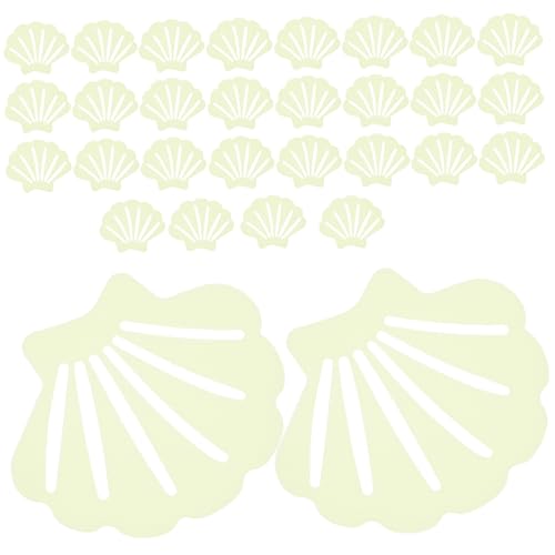 Happyyami 30stücke Aufkleber Für Shell Design Nachtleuchtend Einfache Anwendung Sicherer Fliesen Und Treppen Für Badezimmer Und Duschen von Happyyami