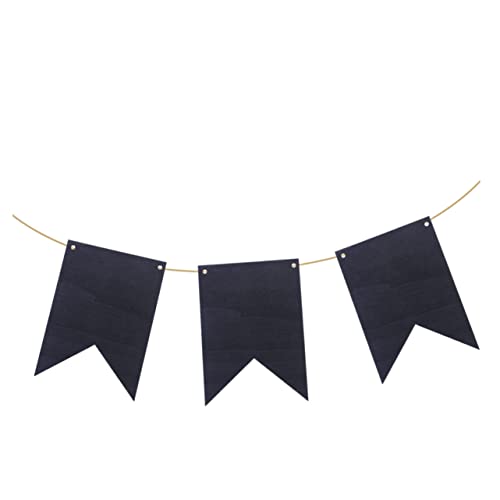Happyyami 32 Stück Blackboard Paper String Flag beschreibbares Banner Tafelbanner Party liefert tafel Tafelgirlande von Happyyami