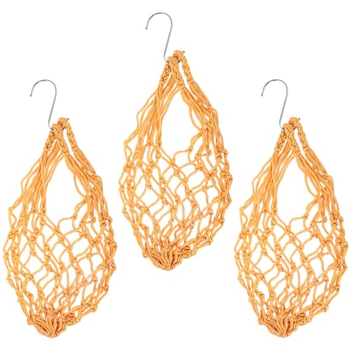 Happyyami 3stücke Teiliges Hühnerfutter-netz Wiederverwendbare Und Obst-hängetasche Mit Haken Hühnerzubehör Für Fütterung Von Geflügel Im Freien Happyyami 3stücke Teiliges Hühnerfutter-netz Wiederverwendbare Und Obst-hängetasche Mit Haken Hühnerzubehör Für Fütterung Von Geflügel Im Freien von Happyyami