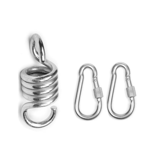 Happyyami 4 STÜCKE Teiliges Set Hängestühle Zubehör mit Hardware für Hängematten Schaukeln und Sandsäcke Komfortable und Langlebige Aufhängungslösungen mit Drehbarem Haken Happyyami 4 STÜCKE Teiliges Set Hängestühle Zubehör mit Hardware für Hängematten Schaukeln und Sandsäcke Komfortable und Langlebige Aufhängungslösungen mit Drehbarem Haken von Happyyami