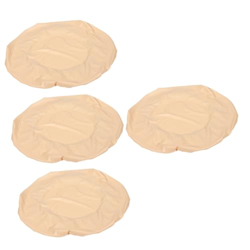 Happyyami 4 Stück Stretch-Tischabdeckung Esstisch Tischdecke Tische Picknick Terrasse Round Table Cloth zwillengummi Table Protectors Tisch dekorative Abdeckung Runde Tischhülse Polyester von Happyyami