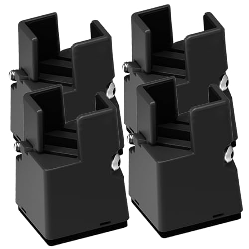 Happyyami 4 Stück Teiliges Verstellbares Möbelbein Erhöhungspad Schwarz für Tisch Stuhl Bett Kompatibel mit Möbelbeinen Rostfrei Robust und Vielseitig Einsetzbar Happyyami 4 Stück Teiliges Verstellbares Möbelbein Erhöhungspad Schwarz für Tisch Stuhl Bett Kompatibel mit Möbelbeinen Rostfrei Robust und Vielseitig Einsetzbar von Happyyami