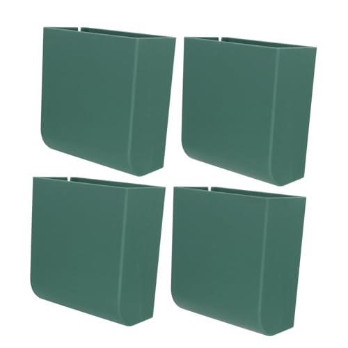 Happyyami 4 Stück Wandmontage Aufbewahrungsbox Leicht Kompakt Fernbedienung Halter Organizer Für Schlafzimmer Wohnzimmer Bad Multifunktionale Wandhalterung von Happyyami