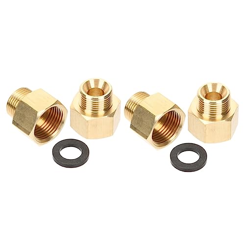 Happyyami 4 Stück Wasserhahn-Adapter Wohnmobil Propanregler Propangasarmaturen Reduzierstück Reduzierkupplung Gartenschlauch Adapter Schlauchadapter Reduzierer Vereinigte Staaten G1 Messing Happyyami 4 Stück Wasserhahn-Adapter Wohnmobil Propanregler Propangasarmaturen Reduzierstück Reduzierkupplung Gartenschlauch Adapter Schlauchadapter Reduzierer Vereinigte Staaten G1 Messing von Happyyami