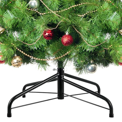 Happyyami 45 cm Weihnachtsbaumständer Christbaumständer Halter Faltbares Eisen Weihnachtsbaum Halterung Halter Basis Weihnachtsbaum Basis von Happyyami
