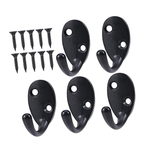 Happyyami 5 Stück Haken Aus Zinklegierung Zum Aufhängen Im Schrank Badezimmer Moderne Kleiderhaken Kleiderhaken Badezimmerhaken Badezimmer Wandhaken Für Handtücher von Happyyami