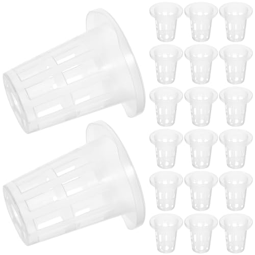 Happyyami 50stücke Hydroponische Netztöpfe Reusable Plastiktöpfe Für Pflanzen Für Hydroponik Und Balkon-Garten Höhe von Happyyami