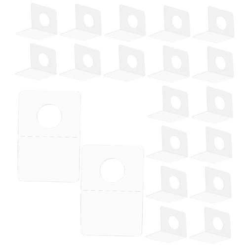 Happyyami 500 Stück Selbstklebende PVC Aufhängeetiketten Rund Starke Haftkraft Langlebig für Einzelhandel und Supermarkt Vielseitige Klebelaschen zum Aufhängen Leichter Waren Happyyami 500 Stück Selbstklebende PVC Aufhängeetiketten Rund Starke Haftkraft Langlebig für Einzelhandel und Supermarkt Vielseitige Klebelaschen zum Aufhängen Leichter Waren von Happyyami