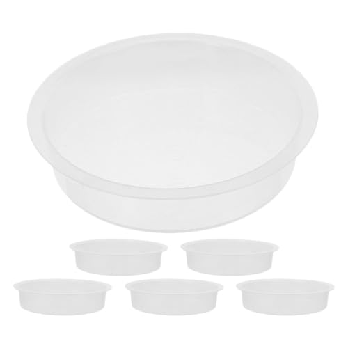 Happyyami 6 Stück Vogelbad-Schüssel: Runde Vogelfutternäpfe aus Kunststoff, Tränkeschale – Vogelbad-Futterschalen für Balkon, Garten und Rasen Happyyami 6 Stück Vogelbad-Schüssel: Runde Vogelfutternäpfe aus Kunststoff, Tränkeschale – Vogelbad-Futterschalen für Balkon, Garten und Rasen von Happyyami