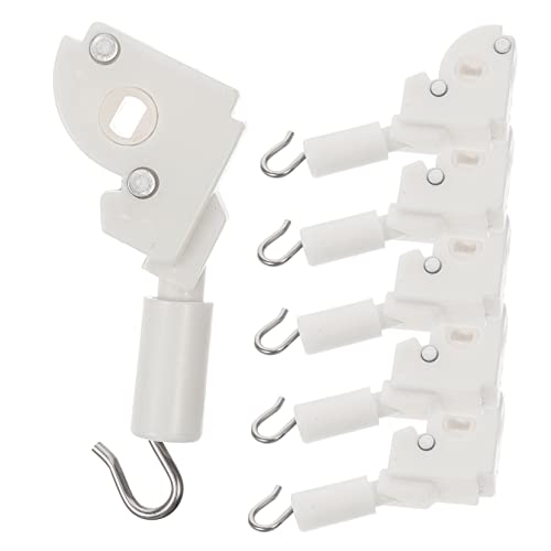 Happyyami 6 Stück Vorhangbeschlag Horizontal Ersatzfenster Automatisch Verstellbarer Jalousiestab Kippsteuerungsgriff Jalousieteile Stangenlamellen Jalousien Jalousie Kippmechanismusteile von Happyyami