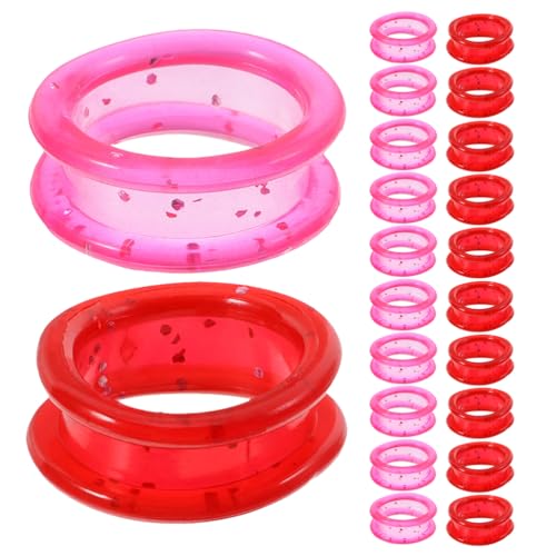 Happyyami 80-teiliger Scherenring: Silikon-Fingerringe für Scheren – Rutschfester Fingerschutz für Tierpflegescheren – Bequeme Daumeneinsätze von Happyyami