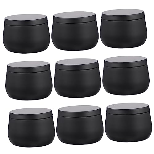 Happyyami 9 Stück Leere Blechdosen 8oz Rund Mit Deckel Metallbehälter Für Süßigkeiten Teeblätter Schmuck Und Bastelbedarf Tragbare Aufbewahrung Für Büro Und Küche Happyyami 9 Stück Leere Blechdosen 8oz Rund Mit Deckel Metallbehälter Für Süßigkeiten Teeblätter Schmuck Und Bastelbedarf Tragbare Aufbewahrung Für Büro Und Küche von Happyyami