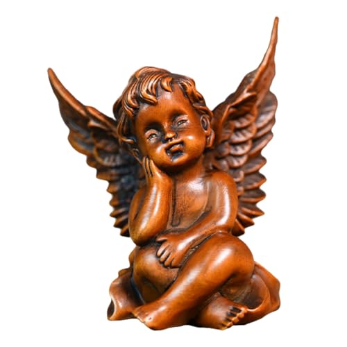 Happyyami Angel Dekofigur aus Hochwertigem Boxholz Vintage Europäischer Stil Filigrane Handwerkskunst Stabile Tischdekoration für Zuhause Büro und Regal Langlebiges Holzornament Happyyami Angel Dekofigur aus Hochwertigem Boxholz Vintage Europäischer Stil Filigrane Handwerkskunst Stabile Tischdekoration für Zuhause Büro und Regal Langlebiges Holzornament von Happyyami