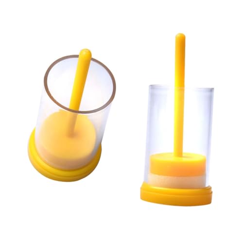 Happyyami Bienenkönigin Markierungsflasche Kunststoff mit Langem Kolben Beekeeping Equipment Imker Werkzeug Gelb für Einfache Kennzeichnung und Fängerkäfig Happyyami Bienenkönigin Markierungsflasche Kunststoff mit Langem Kolben Beekeeping Equipment Imker Werkzeug Gelb für Einfache Kennzeichnung und Fängerkäfig von Happyyami